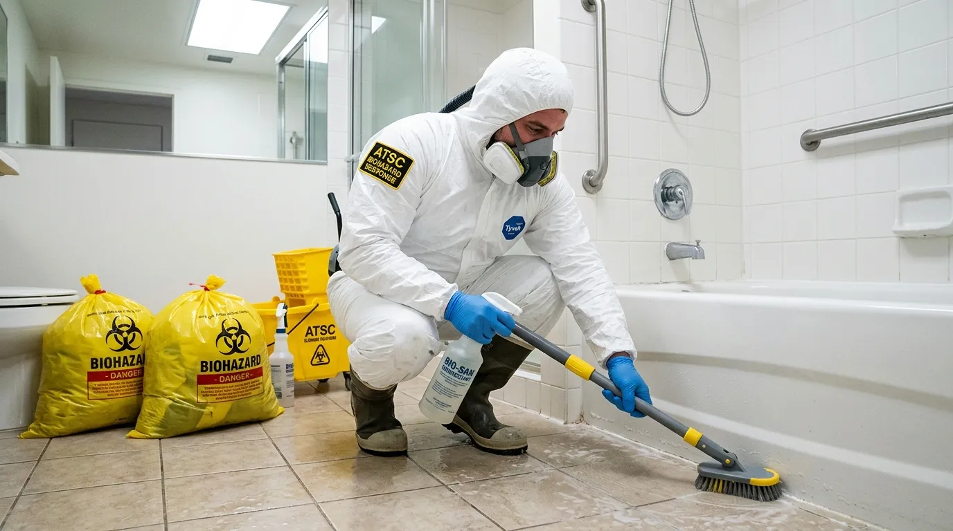Decontamination equipment deployed for Blood Cleanup in Stapleton